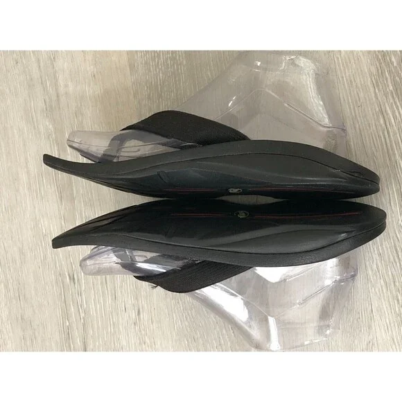 Chaco Flip EcoTread Women US 8 Black Synthetic Open Toe Slip-On Flip Flop Sandal - Picture 4 of 7